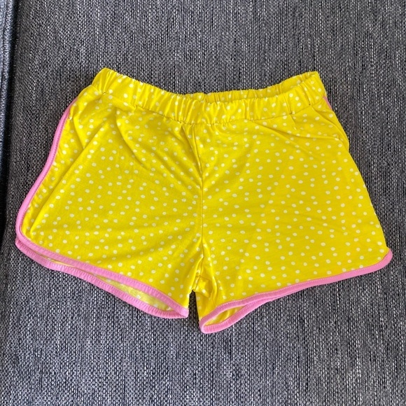 Jessica Simpson Girls shorts size 10 12 yellow pink - Picture 1 of 6